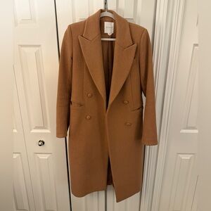 Women’s Avec Les Filles Peacoat - Tan Medium